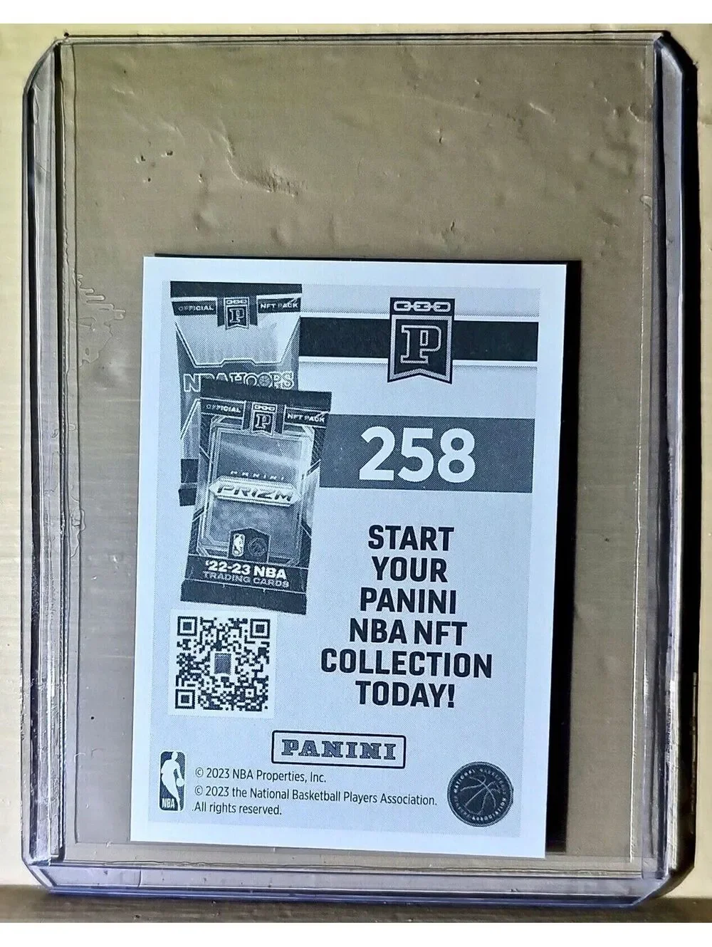 2023-24 James Harden Panini NBA Basketball #258 Sticker Philadelphia 76ers